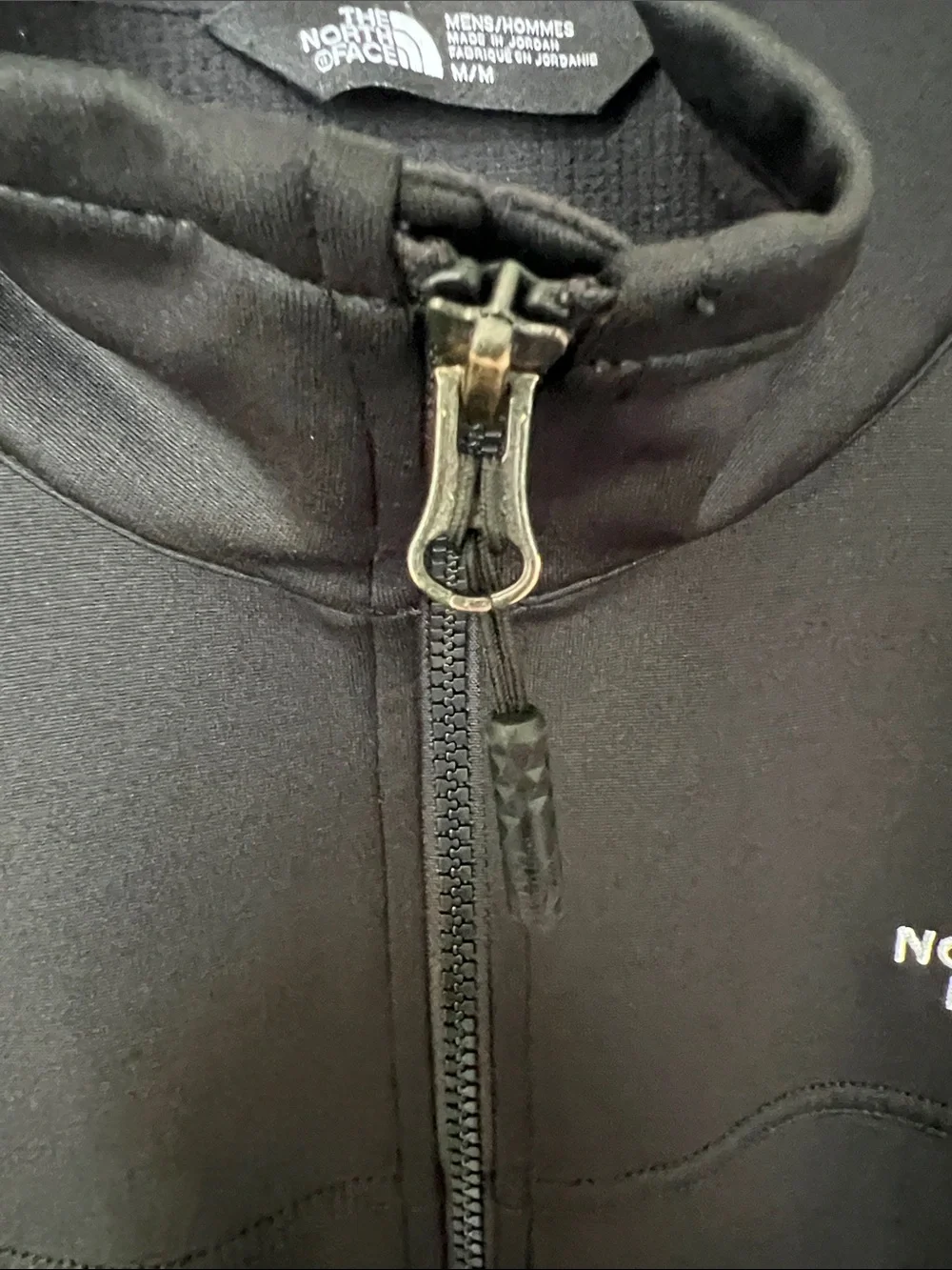 The North Face Black Men's Softshell Zip-Up Jacket